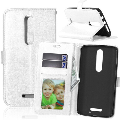 White Style Classic Flip Cover with Stand Function and Credit Card Slot for Motorola Moto G 3rd gen
White Style Classic Flip Cover with Stand Function and Credit Card Slot for Motorola Moto G 3rd gen