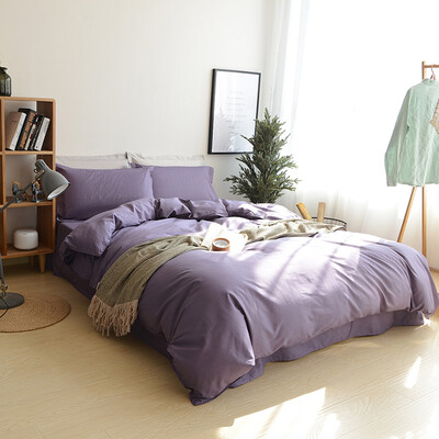 Byford cotton twill solid color three-piece cotton pure quilt bed linen single kit 12 135 m bed mysterious purple
Byford cotton twill solid color three-piece cotton pure quilt bed linen single kit 12 135 m bed mysterious purple