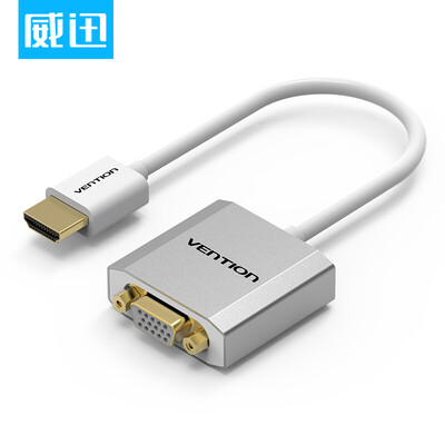 WDC VENTION HDMI to VGA with audio HD converter to vga interface head laptop box connection TV monitor projector line 015 m silver ACAC
WDC VENTION HDMI to VGA with audio HD converter to vga interface head laptop box connection TV monitor projector line 015 m silver ACAC
