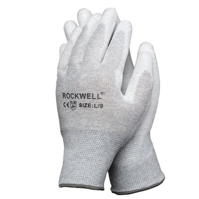 Rockwell PUC101 Углеродное волокно Антистатические перчатки ПУ Баптисты с покрытием Teether Glove Clean Workmaking Labor Gloves 10шт Белый L
Rockwell PUC101 Углеродное волокно Антистатические перчатки ПУ Баптисты с покрытием Teether Glove Clean Workmaking Labor Gloves 10шт Белый L