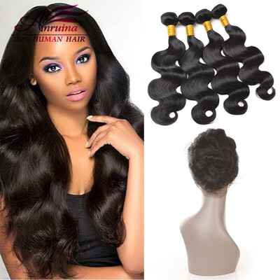 Cheap Pre Plucked 360 Lace Frontal With Bundle Body Wave Indian Virgin Hair With Closure 360 Lace Frontal Closure With Bundles
Cheap Pre Plucked 360 Lace Frontal With Bundle Body Wave Indian Virgin Hair With Closure 360 Lace Frontal Closure With Bundles
