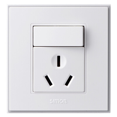 Simon Electric (simon) V51682T 16A three-hole socket with switch 56C series switch socket panel
Simon Electric (simon) V51682T 16A three-hole socket with switch 56C series switch socket panel
