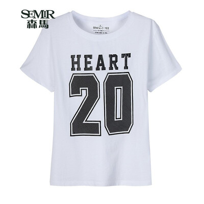 Semir Semir Short Sleeve T-Shirt Summer Lady Casual Loose Letter Print T-Shirt Couple 12216000044 Light Blue
Semir Semir Short Sleeve T-Shirt Summer Lady Casual Loose Letter Print T-Shirt Couple 12216000044 Light Blue