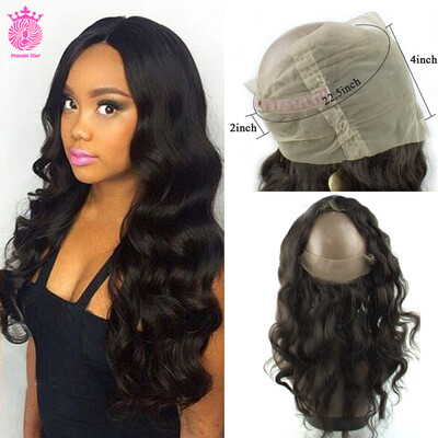 Female Star Hair Pre Plucked 360 Lace Frontal Closure Bleached Knots Body Wave Brazilian Remy Hair With Baby Hair Natural Color
Female Star Hair Pre Plucked 360 Lace Frontal Closure Bleached Knots Body Wave Brazilian Remy Hair With Baby Hair Natural Color