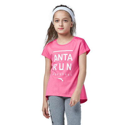 Anta (ANTA) children's wear girls short-sleeved sweater children's short-sleeved T-shirt 36724146 luminous red 140
Anta (ANTA) children's wear girls short-sleeved sweater children's short-sleeved T-shirt 36724146 luminous red 140