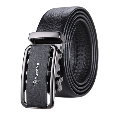 Wooden Bugs (TUCANO) Men's first layer of leather automatic buckle belt business casual youth Korean trousers belt WDE7391A-89B0 black
Wooden Bugs (TUCANO) Men's first layer of leather automatic buckle belt business casual youth Korean trousers belt WDE7391A-89B0 black