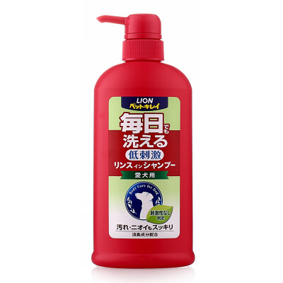 Japan imported Lion Lion Ai pet pet daily wash two in one shampoo soft floral type 550ml dog shower gel
Japan imported Lion Lion Ai pet pet daily wash two in one shampoo soft floral type 550ml dog shower gel