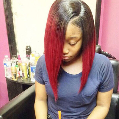2017 New Arrival Short Bob Ombre Silky Straight 150% Density Full Lace Human Hair Wig #1b/red Bob Front Lace Wig Instock
2017 New Arrival Short Bob Ombre Silky Straight 150% Density Full Lace Human Hair Wig #1b/red Bob Front Lace Wig Instock
