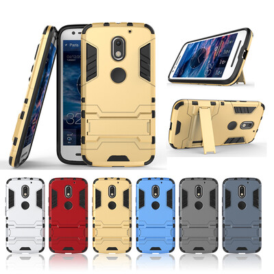 Gold Slim Robot Armor Kickstand Shockproof Hard Rugged Rubber Back Case For MOTO E3/ROKRE3
Gold Slim Robot Armor Kickstand Shockproof Hard Rugged Rubber Back Case For MOTO E3/ROKRE3