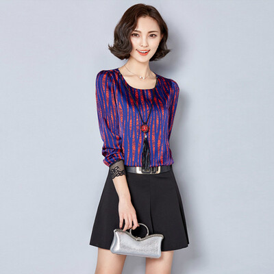Xian Ya fashion Slim temperament was thin Korean version of the striped round neck collar splicing bottom dress female zxTSA7510 purple XL
Xian Ya fashion Slim temperament was thin Korean version of the striped round neck collar splicing bottom dress female zxTSA7510 purple XL