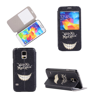 Smiling Teeth Design PU Leather Flip Cover Wallet Card Holder Case for Samsung Galaxy S5 Mini
Smiling Teeth Design PU Leather Flip Cover Wallet Card Holder Case for Samsung Galaxy S5 Mini