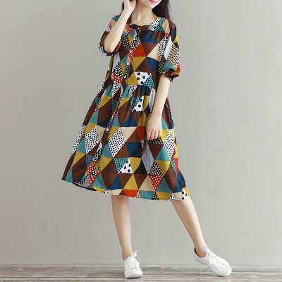 CITYPLUS Arts&Senality Department of geometric printing loose five sleeves dress CWQZ172452 red
CITYPLUS Arts&Senality Department of geometric printing loose five sleeves dress CWQZ172452 red