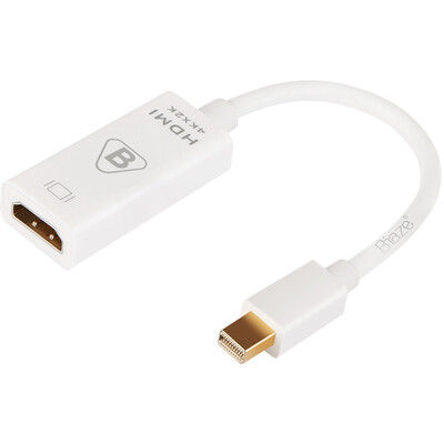 BIAZE Mini DP to HDMI converter Mini Displayport cable Apple MacBook / Air Pro lightning interface to take TV 4K version ZH9-4K
BIAZE Mini DP to HDMI converter Mini Displayport cable Apple MacBook / Air Pro lightning interface to take TV 4K version ZH9-4K