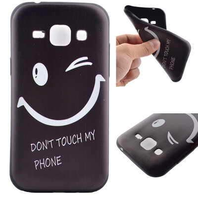 Smiling face Pattern Soft Thin TPU Rubber Silicone Gel Case Cover for Samsung Galaxy J1
Smiling face Pattern Soft Thin TPU Rubber Silicone Gel Case Cover for Samsung Galaxy J1