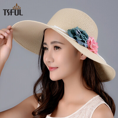 Jingdong Supermarket Tsful TS01820MZ hat female sun hat summer sun sun hat UV protection weaving flowers straw hat folding big eaves hat pink
Jingdong Supermarket Tsful TS01820MZ hat female sun hat summer sun sun hat UV protection weaving flowers straw hat folding big eaves hat pink
