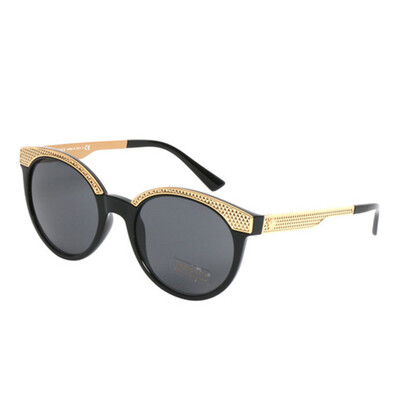VERSACE Versace female models black frame gold mirror legs gray lens glasses sunglasses MOD4330 GB187
VERSACE Versace female models black frame gold mirror legs gray lens glasses sunglasses MOD4330 GB187