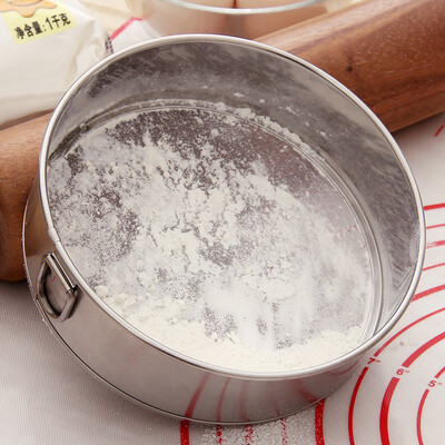 Ou Runzhe flour sieve 304 stainless steel 60 mesh flour sieve baking tools round sieve powder sieve filter fine mesh sieve
Ou Runzhe flour sieve 304 stainless steel 60 mesh flour sieve baking tools round sieve powder sieve filter fine mesh sieve