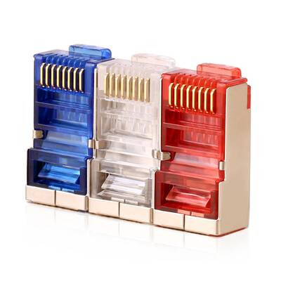 AMPC AMCOM AMCAT6B100 BU shielded crystal head six types of Gigabit 50U gold-plated RJ45 network pure copper Gigabit Ethernet connector connector blue 100
AMPC AMCOM AMCAT6B100 BU shielded crystal head six types of Gigabit 50U gold-plated RJ45 network pure copper Gigabit Ethernet connector connector blue 100