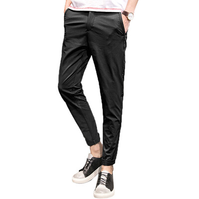 GLO-STORY мужской бизнес дышащий случайные брюки корейский Slim casual брюки мужской LXK71084 черный 31
GLO-STORY мужской бизнес дышащий случайные брюки корейский Slim casual брюки мужской LXK71084 черный 31