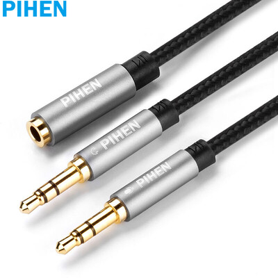 Commodities Fair (PIHEN) PH-YPX001 3.5mm audio cable one minute two female stereo adapter line couple headphone splitter extension cord notebook mobile phone conversion line deep gray
Commodities Fair (PIHEN) PH-YPX001 3.5mm audio cable one minute two female stereo adapter line couple headphone splitter extension cord notebook mobile phone conversion line deep gray