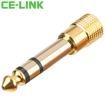 CE-LINK 2720 audio adapter 6.5mm turn 3.5mm male to female microphone switch microphone MIC home theater computer audio converter
CE-LINK 2720 audio adapter 6.5mm turn 3.5mm male to female microphone switch microphone MIC home theater computer audio converter