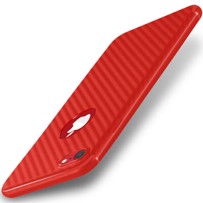BIAZE Apple 7 phone shell iPhone7 protective cover all-inclusive silicone anti-drop soft shell carbon fiber series JK81- Chinese red
BIAZE Apple 7 phone shell iPhone7 protective cover all-inclusive silicone anti-drop soft shell carbon fiber series JK81- Chinese red