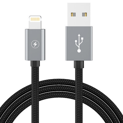BIAZE MFi certified Apple 876 data cable 1 m black mobile phone charger power cord iPhone5 6s 7 Plus 8 X new iPad Air Mini F01
BIAZE MFi certified Apple 876 data cable 1 m black mobile phone charger power cord iPhone5 6s 7 Plus 8 X new iPad Air Mini F01