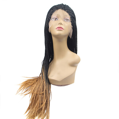 Anogol African American Braid Twist Peruca Laco Sintetico Handmade Wig Blonde Ombre Black Roots Synthetic Lace Front Wig
Anogol African American Braid Twist Peruca Laco Sintetico Handmade Wig Blonde Ombre Black Roots Synthetic Lace Front Wig