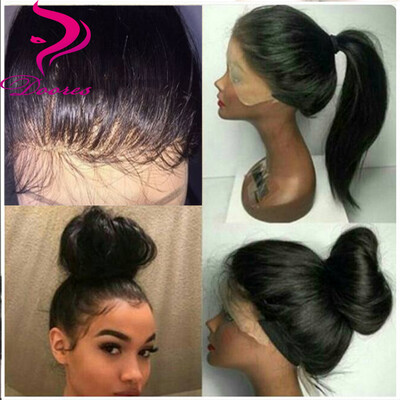 9A Natural Hairline Human Hair Wigs For Black Women Silky Straight Brazilian Virgin Lace Front Wigs With Baby Hair
9A Natural Hairline Human Hair Wigs For Black Women Silky Straight Brazilian Virgin Lace Front Wigs With Baby Hair