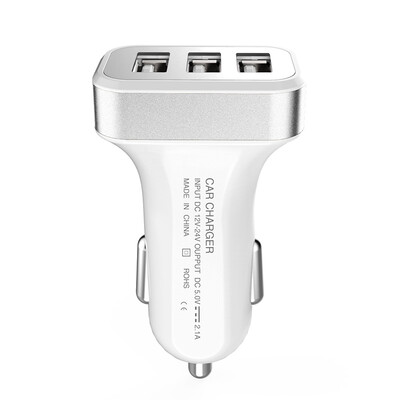TIEMOTU CZ03 car charger car cigarette lighter a drag three Andrews Apple mobile phone universal three USB port elegant silver
TIEMOTU CZ03 car charger car cigarette lighter a drag three Andrews Apple mobile phone universal three USB port elegant silver