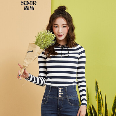 Semir sweater women 2017 autumn Slim was thin&beautiful collar stripes stretch 12316010201 blue&white tone L
Semir sweater women 2017 autumn Slim was thin&beautiful collar stripes stretch 12316010201 blue&white tone L