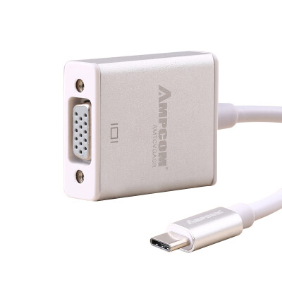 AMPCOM (AMPCOM) Type-C to VGA HD Converter Macbook Millet Air Connection TV Projector Display USB-C 3.1 Adapter Adapter Line Silver
AMPCOM (AMPCOM) Type-C to VGA HD Converter Macbook Millet Air Connection TV Projector Display USB-C 3.1 Adapter Adapter Line Silver