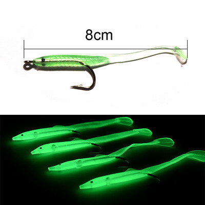 Luminous Fishing Lure 1PCS 5.5/7/8/10cm Luminous Long Tail Fishing Bait Silica Gel Soft Bait Hooks Night Light Fishing Tackle
Luminous Fishing Lure 1PCS 5.5/7/8/10cm Luminous Long Tail Fishing Bait Silica Gel Soft Bait Hooks Night Light Fishing Tackle
