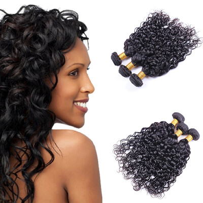 Indian water wave virgin hair 3 bundles unprocessed double weft natural color 1b human hair weaving
Indian water wave virgin hair 3 bundles unprocessed double weft natural color 1b human hair weaving