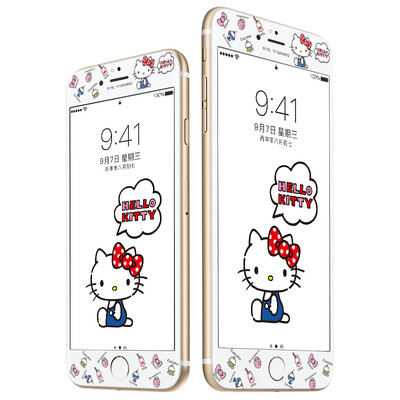 Hello Kitty Apple iPhone6s / 6 tempered film full coverage cartoon cell phone protection film 3D soft edge shatterproof color film
Hello Kitty Apple iPhone6s / 6 tempered film full coverage cartoon cell phone protection film 3D soft edge shatterproof color film