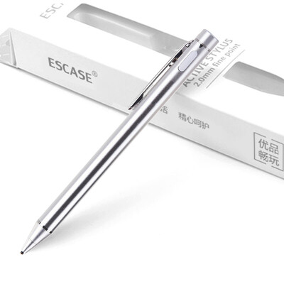 ESCASE Apple iPad capacitive pen stylus compatible with Microsoft Surface / Huawei / Samsung Tablet PC phone smart touch rechargeable business enjoyment version of silver white
ESCASE Apple iPad capacitive pen stylus compatible with Microsoft Surface / Huawei / Samsung Tablet PC phone smart touch rechargeable business enjoyment version of silver white