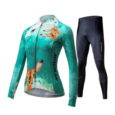 Mai Senlan MYSENLAN M0210401 spring&summer long-sleeved riding suit suit female bike mountain bike clothes green fairy deer
Mai Senlan MYSENLAN M0210401 spring&summer long-sleeved riding suit suit female bike mountain bike clothes green fairy deer