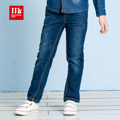 JJLKIDS Partner Club children's clothing boy cowboy trousers children's autumn section of the big child straight pants BCK71076 denim blue 140
JJLKIDS Partner Club children's clothing boy cowboy trousers children's autumn section of the big child straight pants BCK71076 denim blue 140
