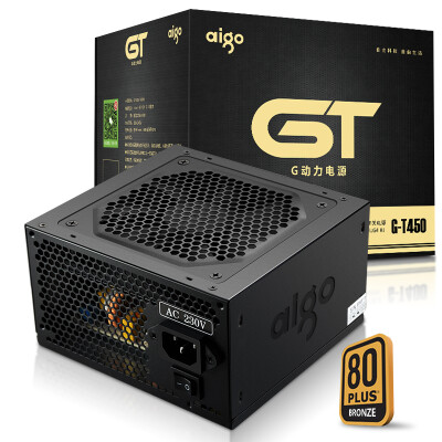 Patriot aigo rated 450W G-T450 desktop host computer power supply full voltage bronze 85 12V high current DC-DC
Patriot aigo rated 450W G-T450 desktop host computer power supply full voltage bronze 85 12V high current DC-DC