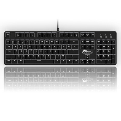 RK ROYAL KLUDGE 920C black white mechanical keyboard 104 key German original cherry shaft computer wired game lol no red tea
RK ROYAL KLUDGE 920C black white mechanical keyboard 104 key German original cherry shaft computer wired game lol no red tea