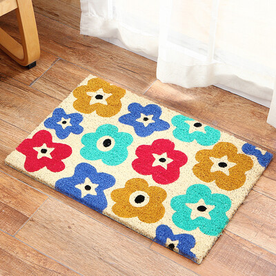 Ou Runzhe carpet India imported coconut brown garden home door carpet four color flowers
Ou Runzhe carpet India imported coconut brown garden home door carpet four color flowers