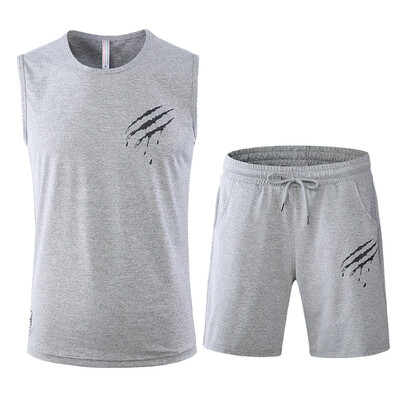 Husda Men's Outdoors Short Sleeve Vest / Five Shorts Two-Piece Sports Running Fitness Set Quick-drying Gymnasium Training Wear Basketball Wear Gray XL
Husda Men's Outdoors Short Sleeve Vest / Five Shorts Two-Piece Sports Running Fitness Set Quick-drying Gymnasium Training Wear Basketball Wear Gray XL