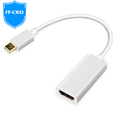 IT-CEO Mini DP to HDMI conversion line Mini Displayport HD line Apple MacBook lightning interface access TV projector display White V08MDH
IT-CEO Mini DP to HDMI conversion line Mini Displayport HD line Apple MacBook lightning interface access TV projector display White V08MDH