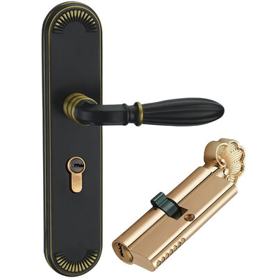 Yuhuaze Continental Door Lock Bedroom Door Lock Wooden Door Lock Security Lock Three-piece Sands Silver
Yuhuaze Continental Door Lock Bedroom Door Lock Wooden Door Lock Security Lock Three-piece Sands Silver