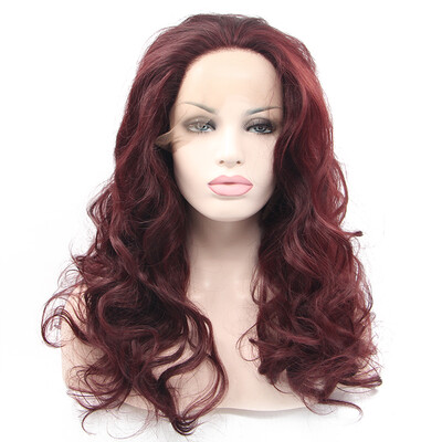 Anogol Handmade Long Wavy Wine Red Burgundy Peruca Laco Sintetico Heat Resistant Natural Wigs Synthetic Lace Front Wig
Anogol Handmade Long Wavy Wine Red Burgundy Peruca Laco Sintetico Heat Resistant Natural Wigs Synthetic Lace Front Wig