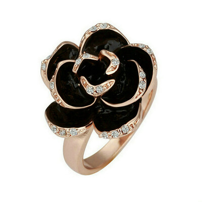 Yoursfs@ 18k White/Rose Gold Plated Austria Crystal Rose Engagement Ring Flower Rings Women Jewelry Xmas Present
Yoursfs@ 18k White/Rose Gold Plated Austria Crystal Rose Engagement Ring Flower Rings Women Jewelry Xmas Present