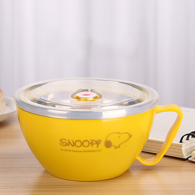 Snoop SNOOPY Bubble Bowl Stainless Steel Double Layer Multi-function with lid bowl lunch box DF-8012C Yellow
Snoop SNOOPY Bubble Bowl Stainless Steel Double Layer Multi-function with lid bowl lunch box DF-8012C Yellow