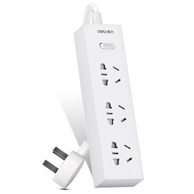 Deli) 18214 new national standard 8 5 m anti-electric total control switch socket / plug / plug board
Deli) 18214 new national standard 8 5 m anti-electric total control switch socket / plug / plug board