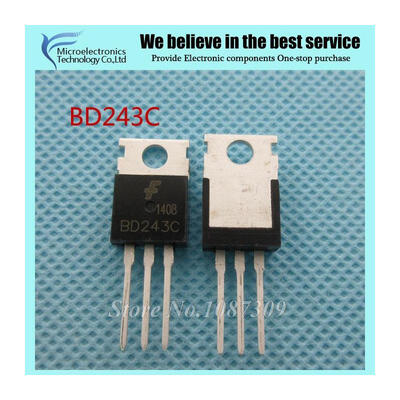 50PCS free shipping BD243C BD243 100V 6A TO-220 Bipolar Transistors - BJT NPN General Purpose new original
50PCS free shipping BD243C BD243 100V 6A TO-220 Bipolar Transistors - BJT NPN General Purpose new original