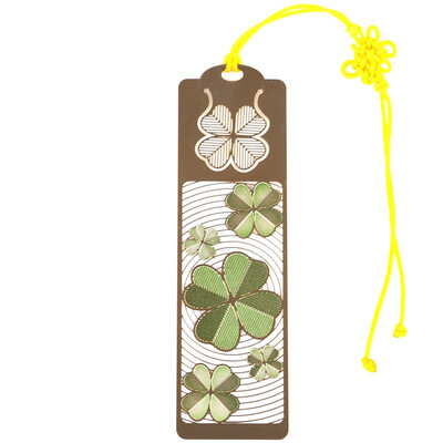 Sauze Culture Chinese Wind Metal Hollow Creative Bookmarks - Clover Korea 24K Gold Bookmark Creative Gift Set
Sauze Culture Chinese Wind Metal Hollow Creative Bookmarks - Clover Korea 24K Gold Bookmark Creative Gift Set